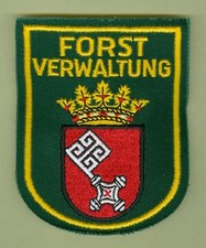 Bremen Forstverwaltung Ärmelemblem Trikot grün 