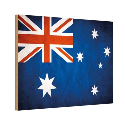 Holzschild 12x18 australien - cm,