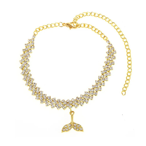 Fußkette fußschmuck gold - fußschmuck,