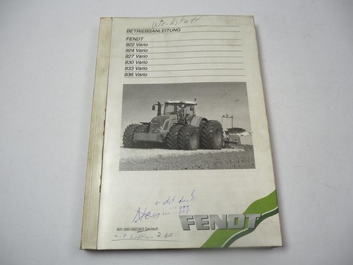 Fendt 922 924 927 - 930, 936