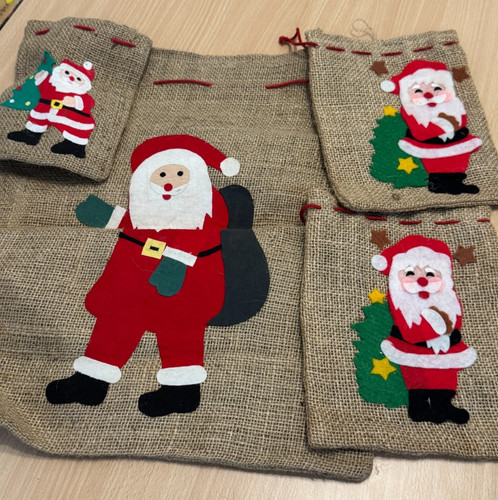 Weihnachtssack deko - 4x,