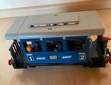 Playmobil 4100 Eisenbahn Waggon Blauer Personenwagen mit OVP