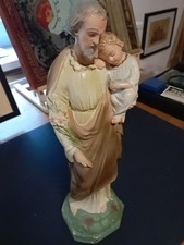 Heiligenfigur Josef mit dem Christkind 41 cm Jetzt schon an Weihnachten denken