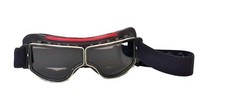 BARUFFALDI JTT KLASSISCHE BRILLE - SCHWARZES & ROTES LEDER **500120**