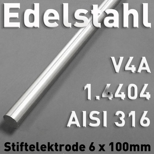 Edelstahl stab anode - 2, x