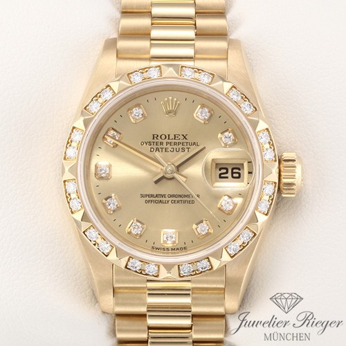 Rolex lady datejust gelbgold - rolex,