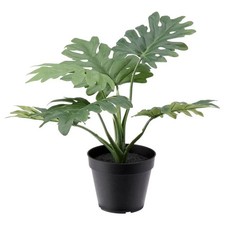 IKEA Fejka Topfpflanze künstlich drinnen/draußen 12 cm Philodendron-Blattpflanze
