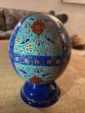 Echtes Straußenei Motiv