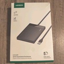 UGREEN Hard Drive Enclosure 2.5" HDD, SSD 5Gbps, USB-A  0.5m 30847
