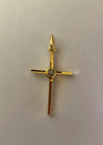 Anhänger kreuz 585 gold - kreuz,