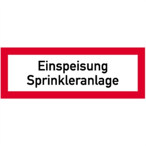 Schild einspeisung - schild,