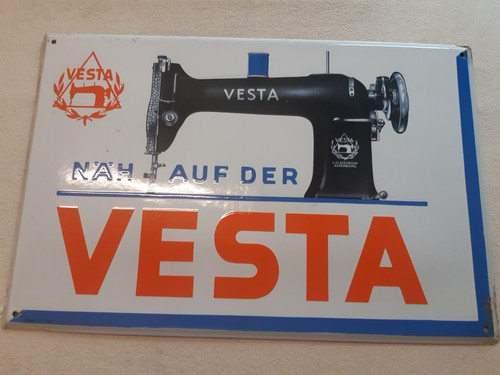 Altes emailleschild 1950 - altes, ca.