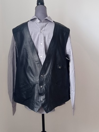 Herren lederweste weste - /,