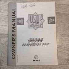 PAIOLI USD 46 Cross Up Side Down Betriebsanleitung 949.007.104 gebraucht
