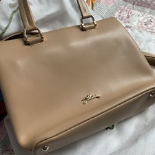 Longchamp Damen Umhängetasche Hellbraun /Greige Neu ungetragen !