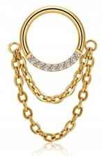 Clicker Piercing Ohrring mit