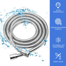Brauseschlauch Duschschlauch Wanne Dusche Schlauch Bidet 2m 1/2" Edelstahl Qivee