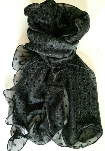 Femininer glitter schal mit - glitter,