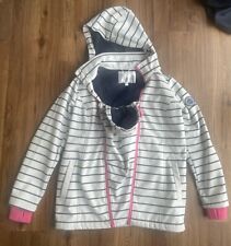 Umstandsmode Schwarz Jacke Babyeinsatz BPC Gr 38 Softshell Gestreift