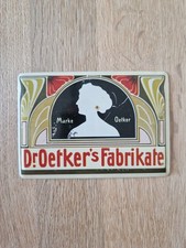 Dr. Oetker Blechkarte