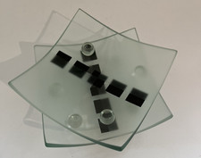 Glasteller flache Schalen