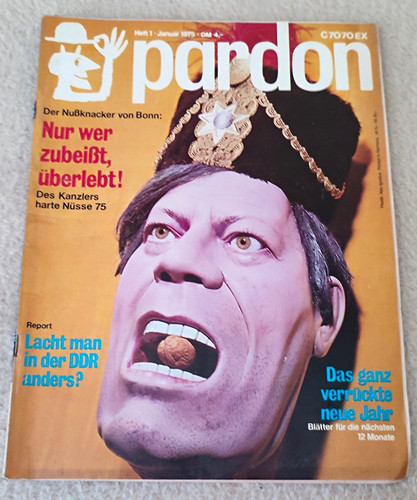 Pardon satirezeitschrift heft - pardon,