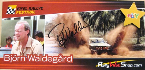 Original rallye autogrammkarte - original,