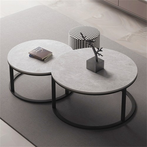 2er set rund couchtisch - set, modern