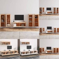 TV Schrank Massivholz Wandschrank Hängeschrank Wohnwand Lowboard Fernsehschrank