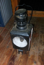 antike Eisenbahnlaterne, Zuglaterne