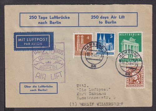 Flugpost berlin 250 tage - berlin,