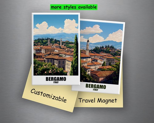 Bergamo kühlschrankmagnet - bergamo,