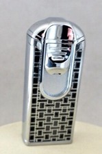 Neuwertig schweres Silbernes Marken Zigarren Feuerzeug top Funktion u. Zustand