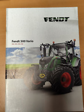 Fendt 500 Vario tractor prospekt brochure K22