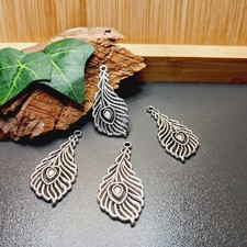 4 Federn Feder mittelgroß