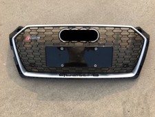 RS5 Stil Chrome Silber Grill Kühlergrill Frontgrill Für Audi A5 B9 S5 2017-2019