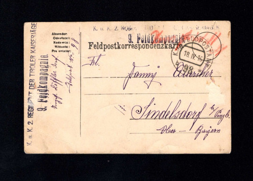 Feldpost 1916 - k.u.k.,