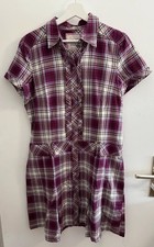 true Vintage Esprit Minikleid Faltenrock Tartan Karo Schulmädchen Girlie Style 