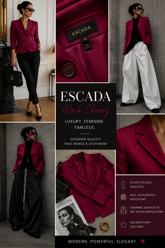 Escada blazer black - blazer,
