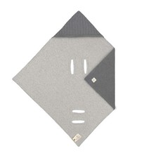 LÄSSIG Baby Strickdecke für Autositz Autositzdecke Einschlagdecke Babyschale
