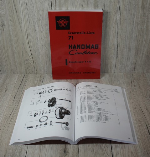 Hanomag ersatzteilliste - hanomag,