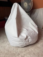 Magma BeanBag Fussball Sitzsack - Schwarz/Weiss, 90 x 70 cm