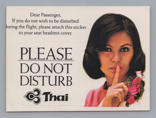 Thai airways airline - thai, aufkleber