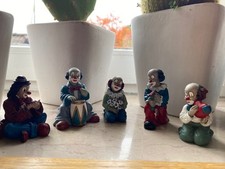 5 Gilde Clowns Figuren gebraucht