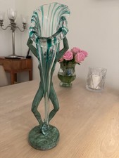 Skulptur Bronze und Murano Glas von Gilbert Kruft - limitiert und nummeriert