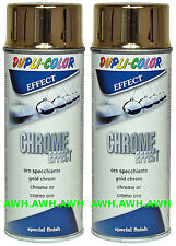 2x400ml Lackspray chromfarbe