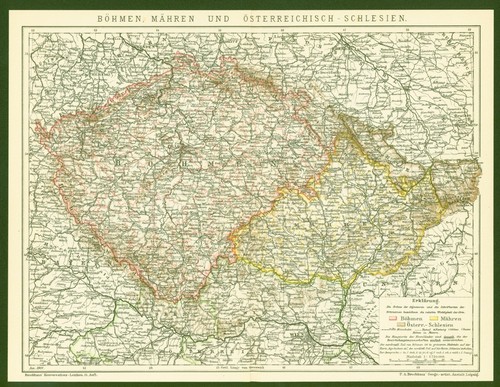Landkarte anno 1901 - -, kronland