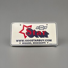 Chevrolet Star Plastik Schild Vintage Retro Deko