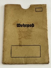 Original wehrpass schutzhülle - wehrpass,