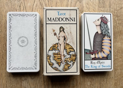 Vintage tarot maddonni karten - tarot,
